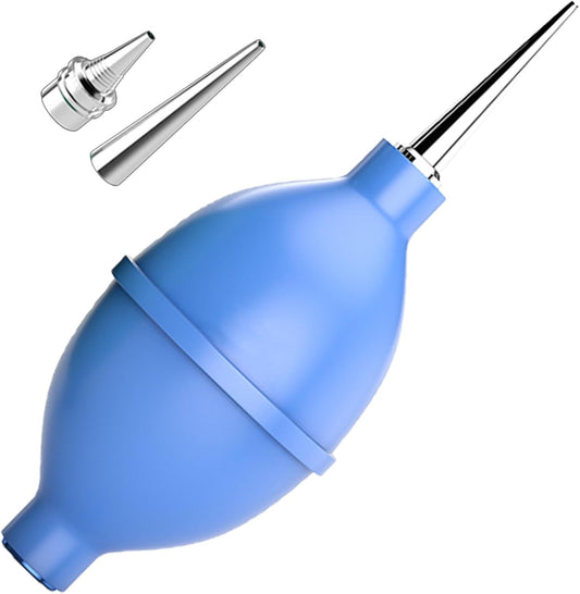 Powerful Dust Blower Kit + Cloth | Blue