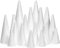 Foam Cones for Crafts - 18-Pack Assorted Sizes for DIY Trees