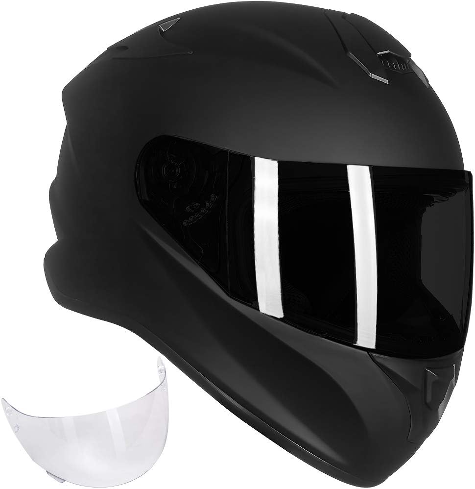 ILM Full Face Motorcycle Helmet with Enlarged Air Vents for Safety