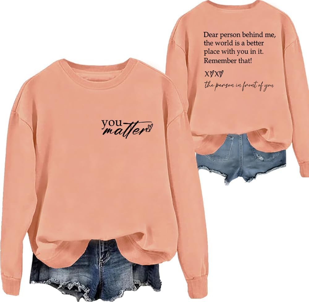 You Are Enough Sweatshirt (Unisex) - Inspiring Comfort