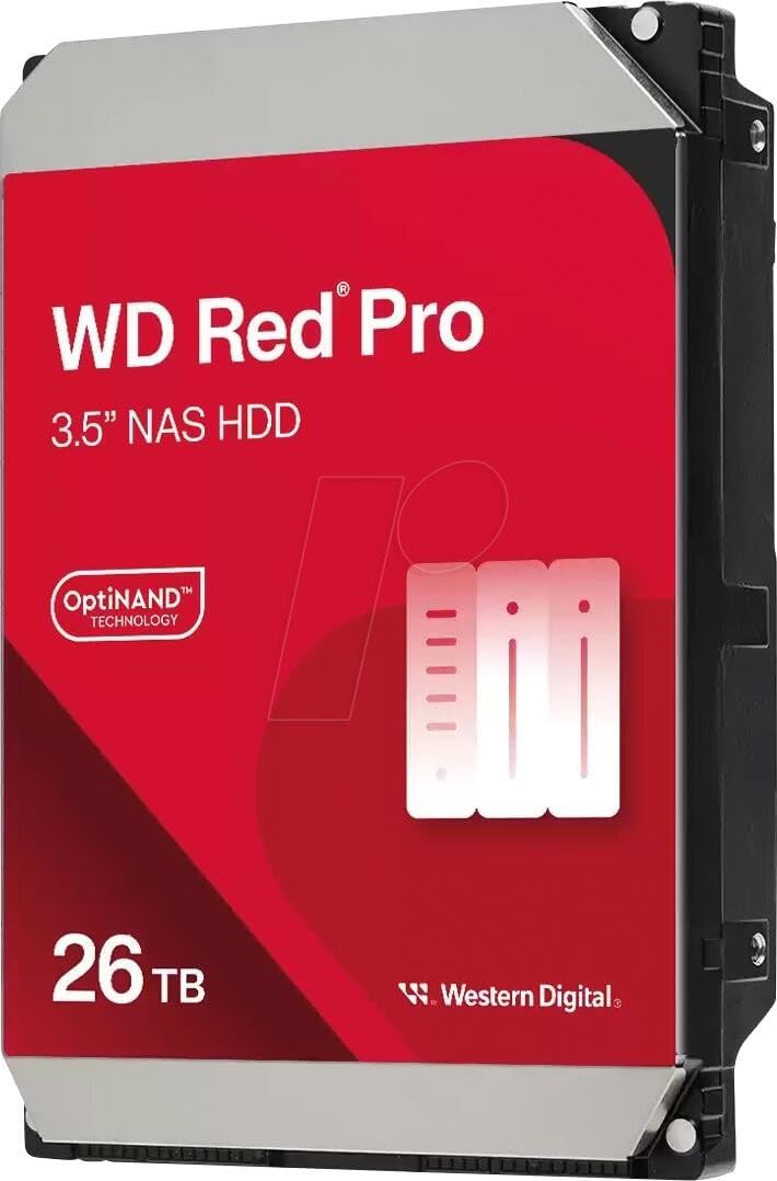 WD Red Pro 26TB NAS Internal Hard Drive for High Performance