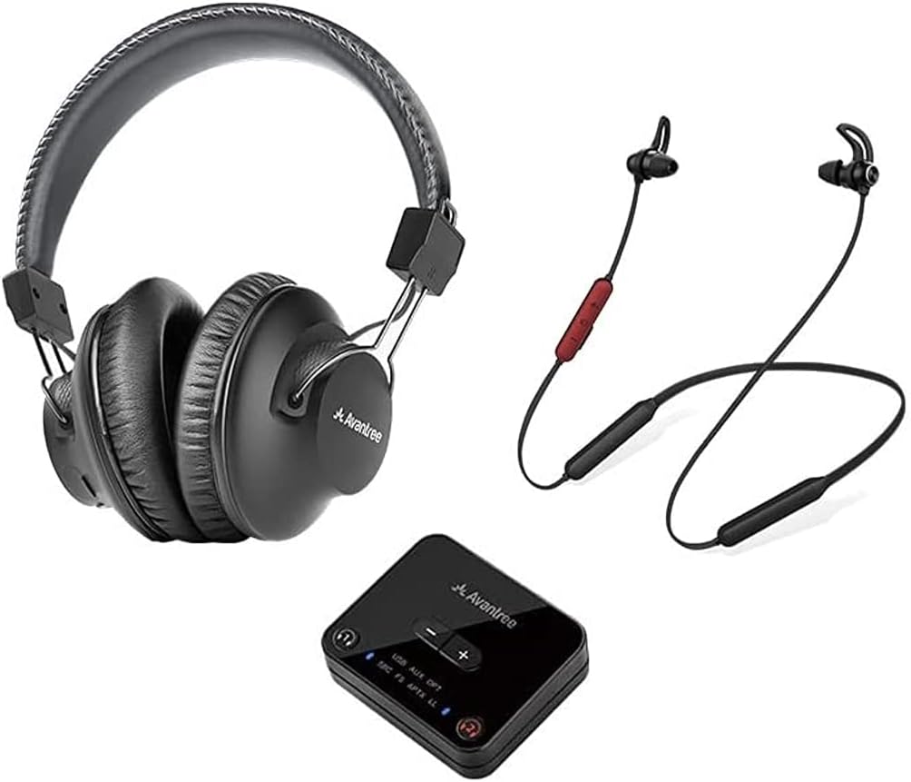 Avantree Dual Wireless Headphones - No Audio Delay!