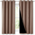 Total Blackout Panels for Nursery - Thick Blackout Curtains 52in x