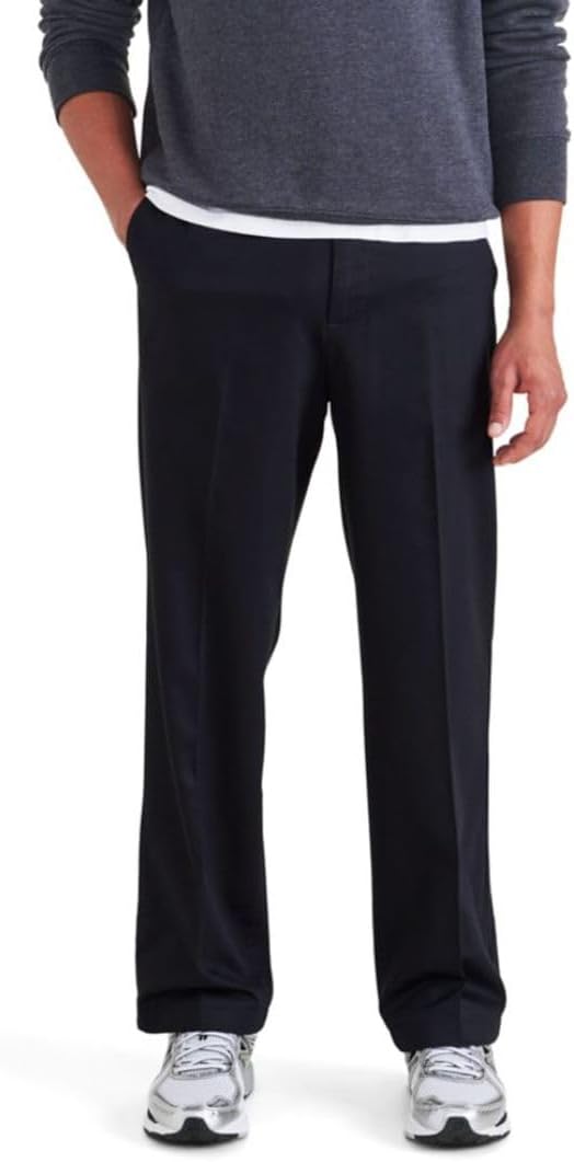 DOCKERS Mens Relaxed Fit Signature Iron Free Khaki Pants