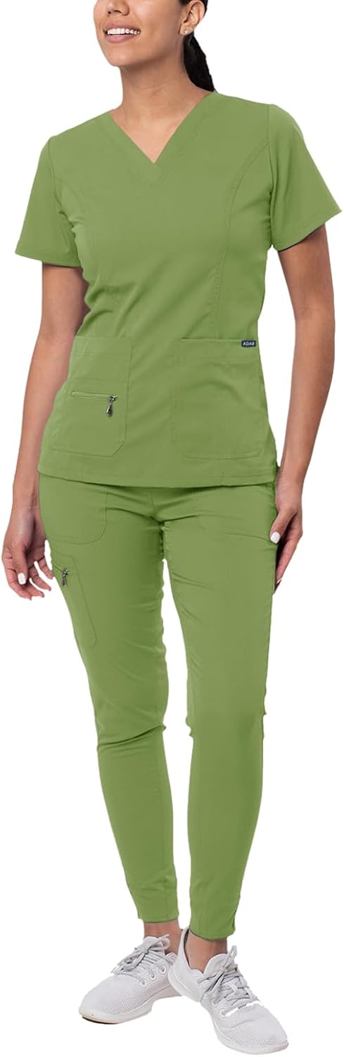 Adar Pro Flawless Plus Scrub Set for Women - Stylish Comfort