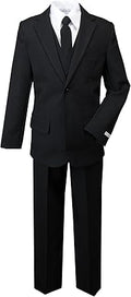 Spring Notion Big Boys' Modern Fit Dress Suit Set - Slim Contemporary