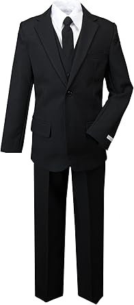 Spring Notion Big Boys' Modern Fit Dress Suit Set for Stylish Kids