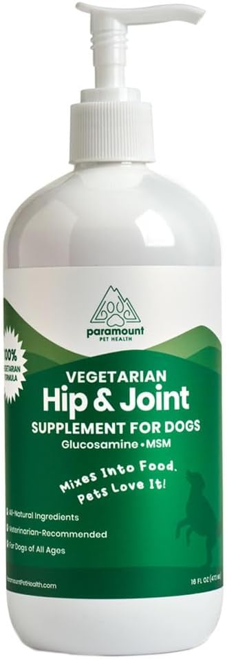 Plant-Based Liquid Glucosamine for Dogs - Joint Support Formula