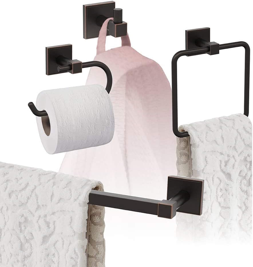 Amerock Appoint Oil Rubbed Bronze Towel Bar 18 inch Set