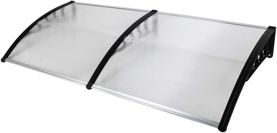 116 inch Window Awning Outdoor Canopy for Door and Patio Use