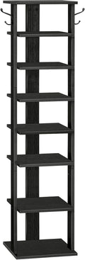 HOOBRO 8-Tier Vertical Shoe Rack Narrow Tower - Space Saving Organizer