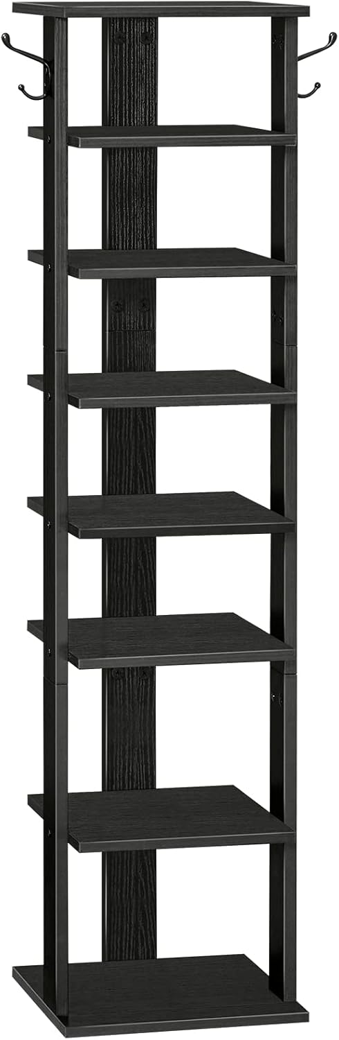 HOOBRO 8 Tiers Vertical Shoe Rack for Space Saving Storage