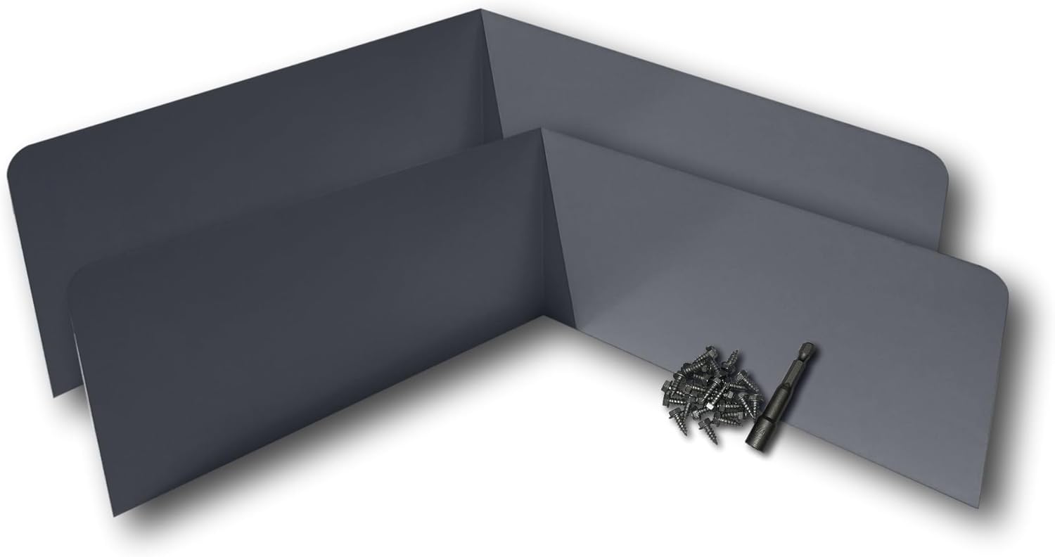 Eagle 1 Rain Gutter Valley Splash Guards for Effective Drainage