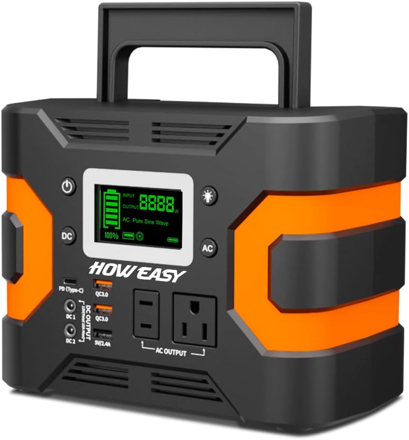 HOWEASY Portable Power Station 300W for Camping and Travel