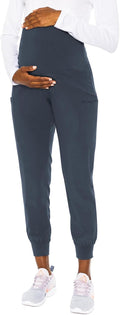 Maternity Jogger Scrub Pants High Rise Waist - Comfortable 4-Pocket 28