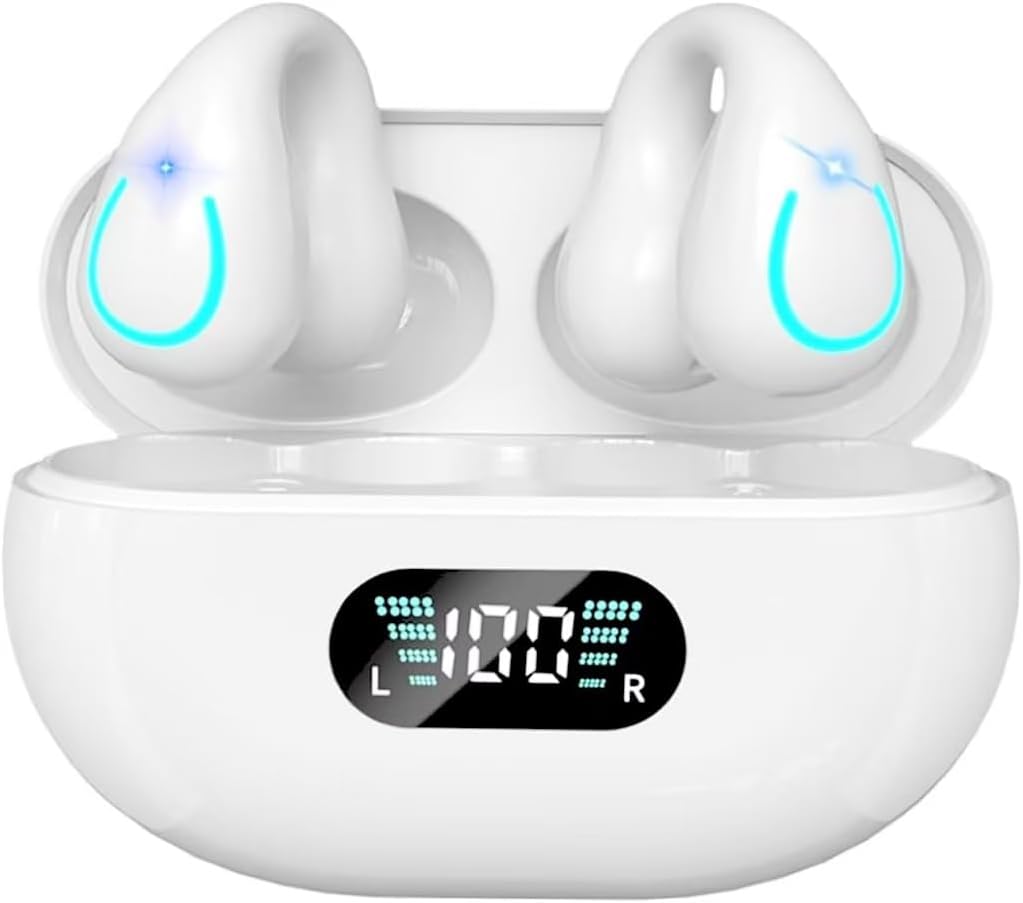 Wireless Bone Conduction Headphones: 60H Playtime, IPX7 Waterproof for NUPLEA