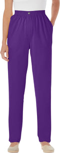 Plus Size Straight-Leg Denim Jeans with Elastic Waist - 7-Day Comfort