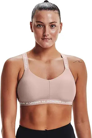 Under Armour Women's Crossback Low Bra for Ultimate Comfort
