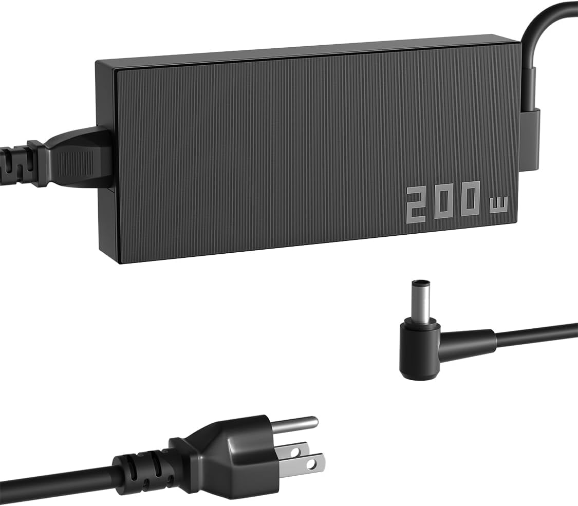200W Charger for Asus TUF Dash F15 and ROG Strix Series Laptops