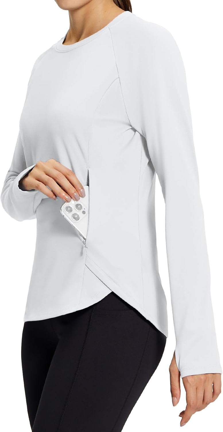Baleaf Women's Thermal Tops for Cold Weather Running Gear