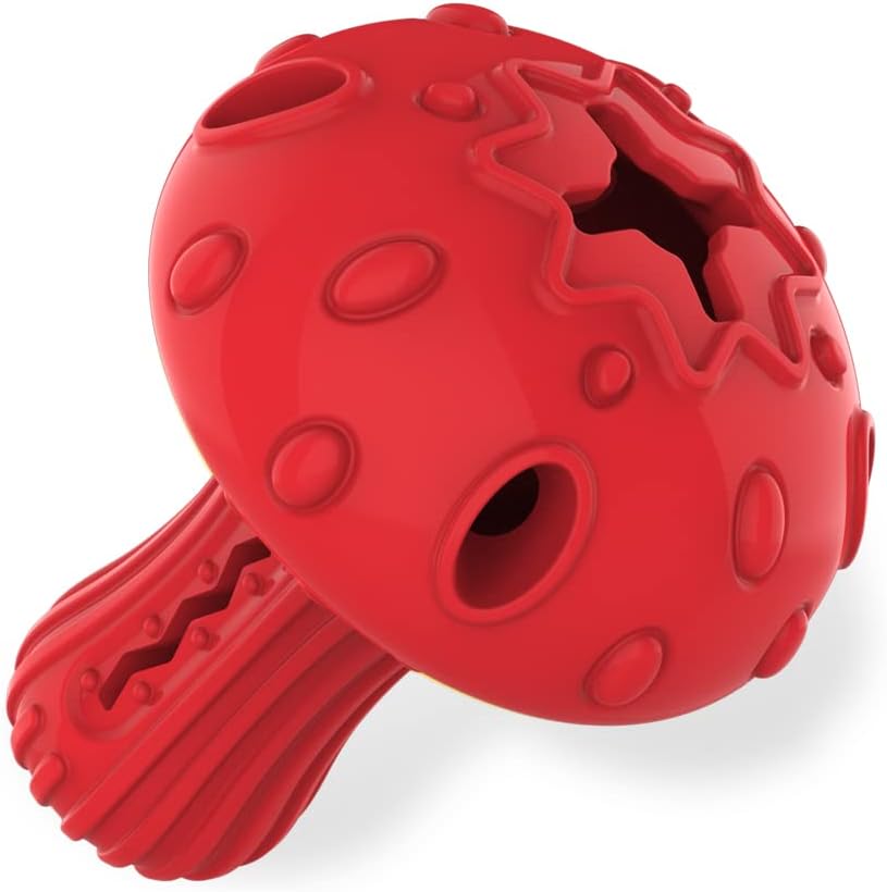 SCHITEC Rubber Dog Chew Toy for Aggressive Chewers