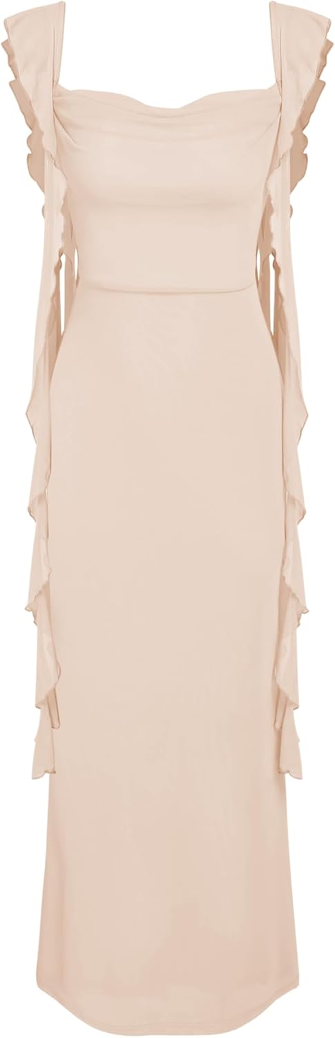 CIDER Formal Dresses for Women Wedding Guest Summer Maxi Dress