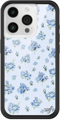 Forget Me Not Floral Case for iPhone 15 Pro - Protective Coquette