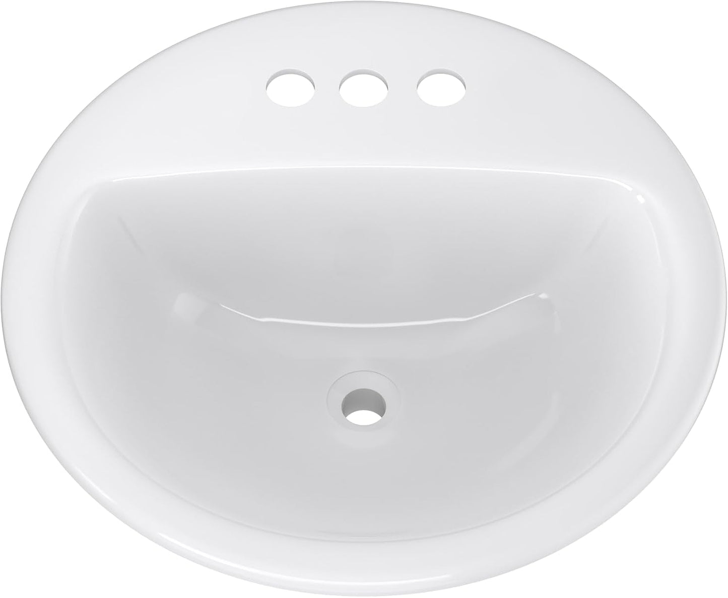 PROFLO PF194R Rockaway 19in Circular Vitreous China Sink