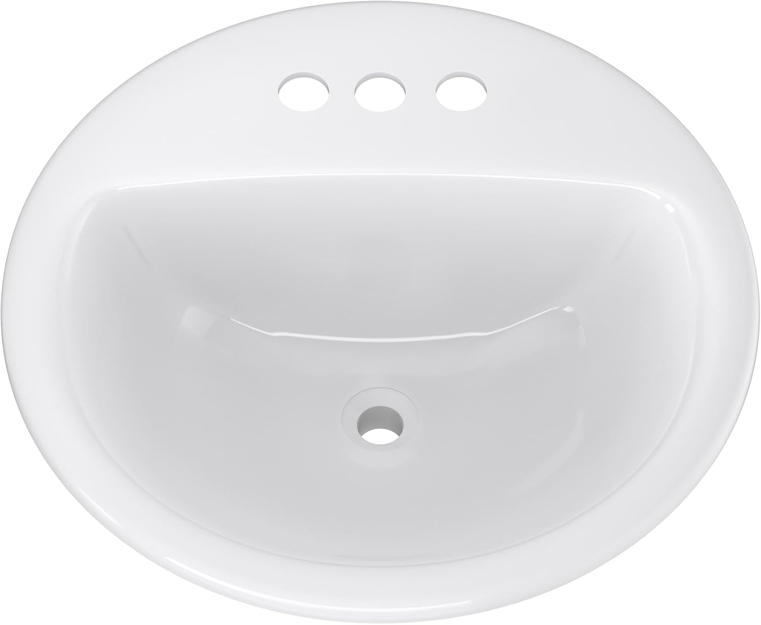 PROFLO PF194R Rockaway 19in Circular Vitreous China Sink