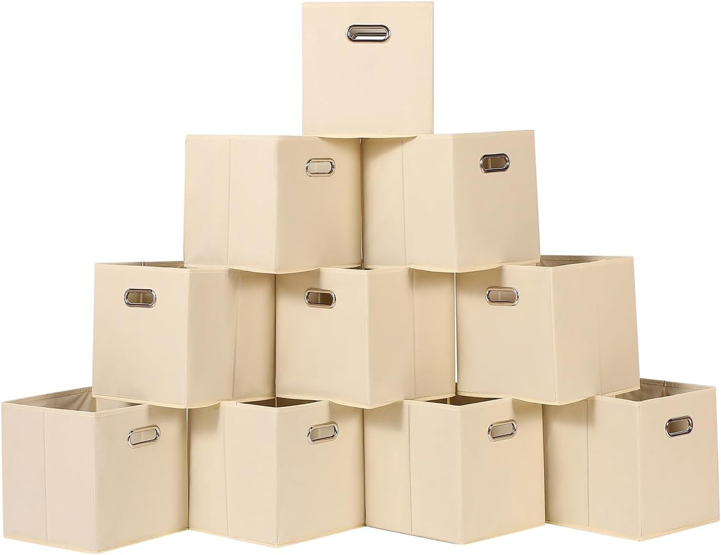 Fabric Cloth Storage Bins for Home Bedroom Organization Set of 10