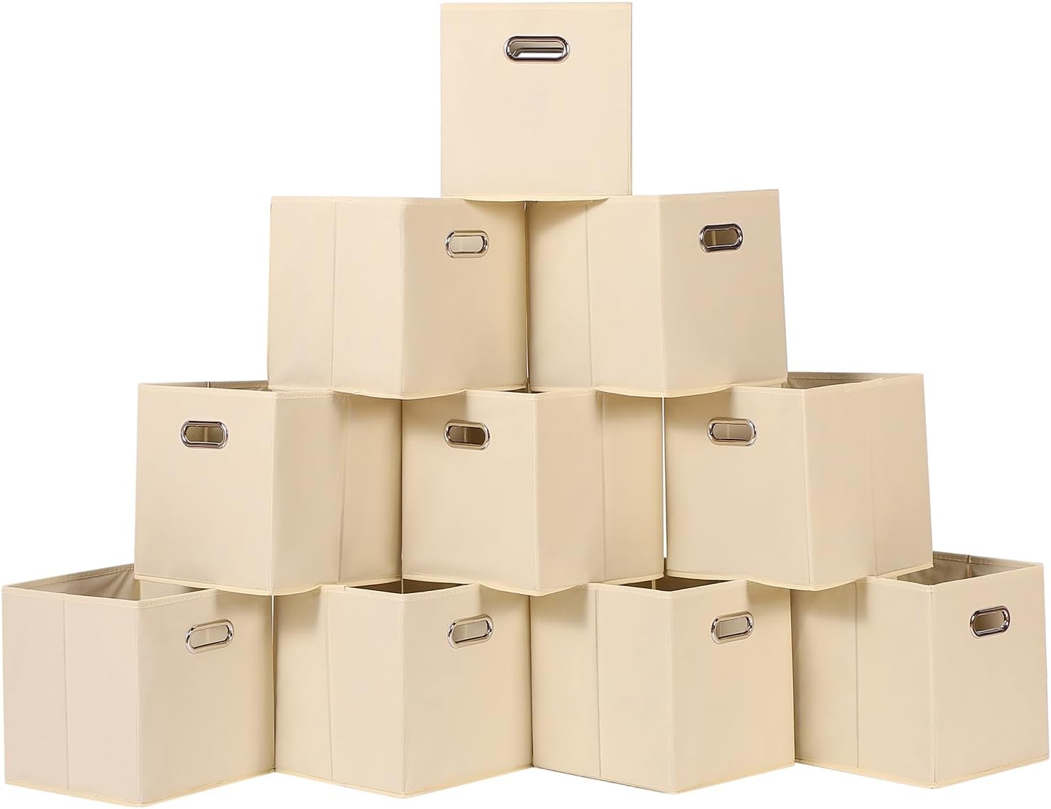 Fabric Cloth Storage Bins for Home Bedroom Organization Set of 10