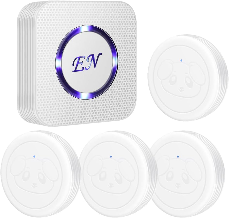 Wireless Dog Door Bell for Potty Training with Touch Button