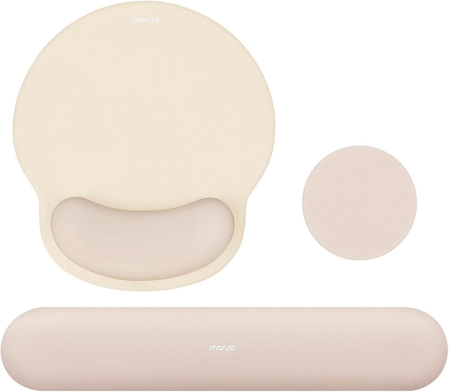 MOSISO Ergonomic Wrist Rest Set - Pain Relief & Easy Typing