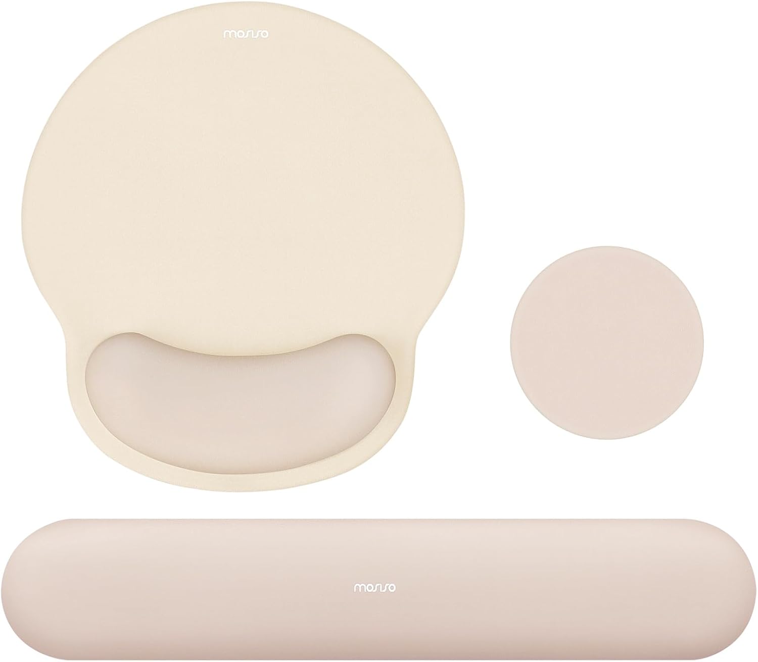 MOSISO Ergonomic Wrist Rest Set - Pain Relief & Easy Typing