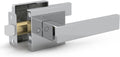 Mega Handles Passage Door Handle 5-In Modern Lever - Polished Chrome