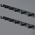 Coat Rack Heavy Duty Stainless Steel 6 Hook Wall Mounted - Rustic