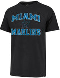 Miami Marlins Men's Team Logo Cotton T-Shirt - Comfortable Fit