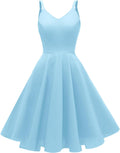 GOOBGS Women's 1950s Retro Spaghetti Strap Cocktail Swing (Style 4XWB)
