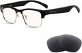 Bluetooth Smart Glasses with Open Ear Audio and Blue Light Protection
