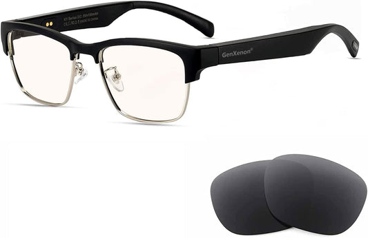 GenXenon Smart Glasses: Blue Light Filter & Audio Tech