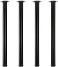 QLLY 27.5 in Adjustable Tall Metal Desk Legs - Sturdy Table Leg Set