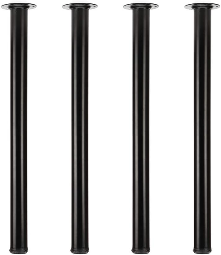 Adjustable Tall Metal Desk Legs for Office Furniture - Set of 4