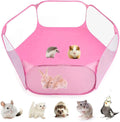 LAIRIES Transparent Pet Playpen: Portable Fun!