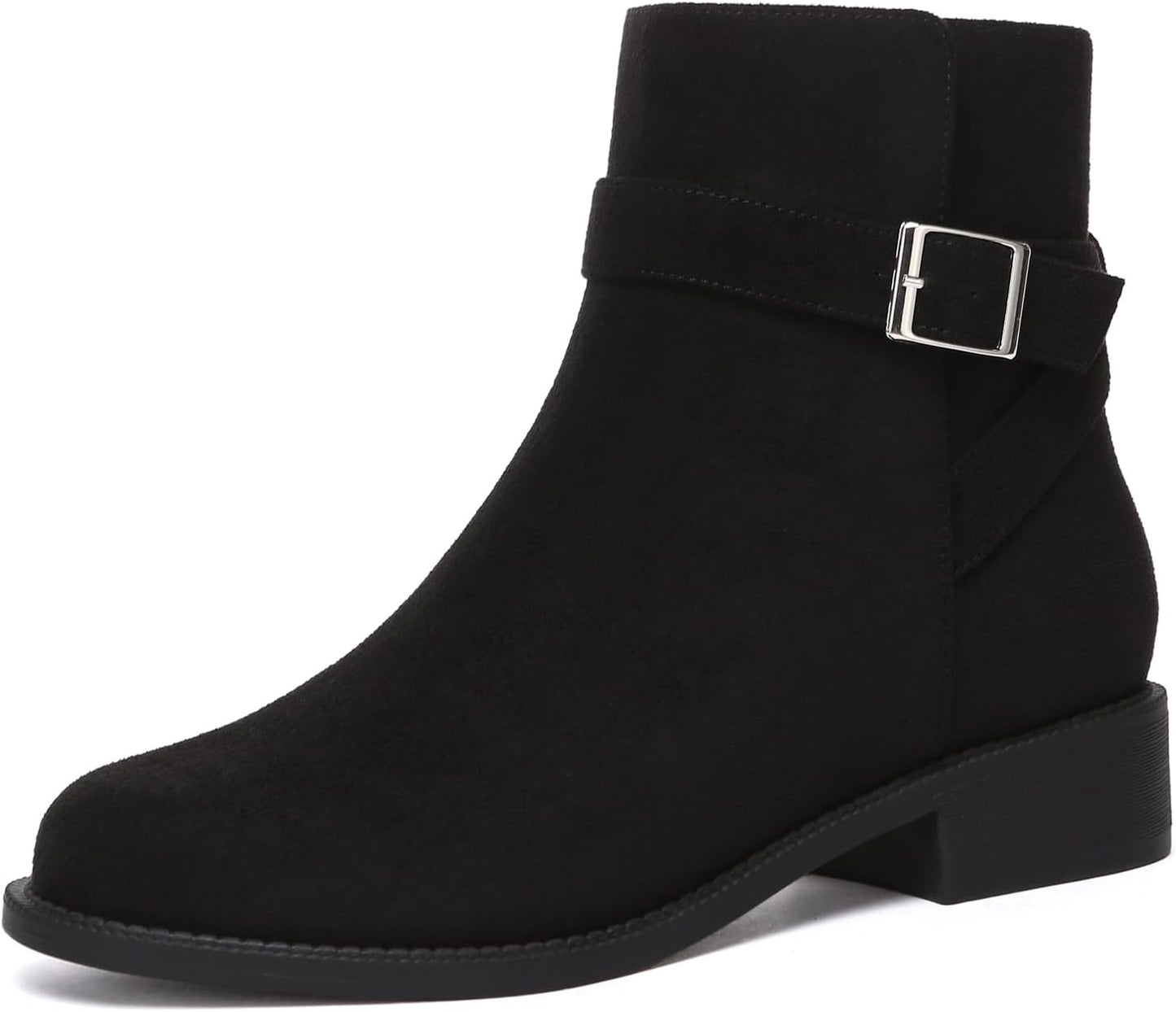 Stylish Ankle Boots for Women with Chunky Low Heel Design