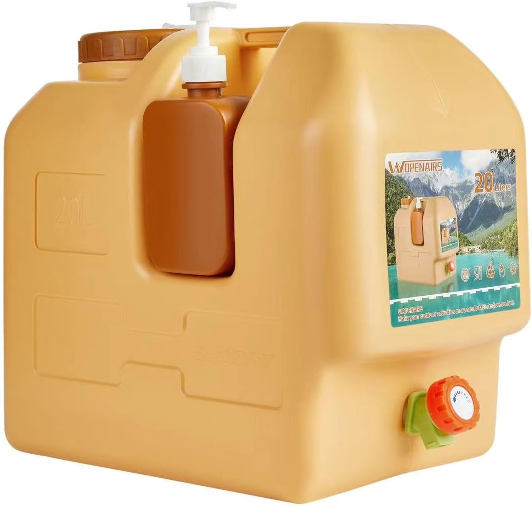 Water Container Water Jug with Spigot for Camping and Hiking