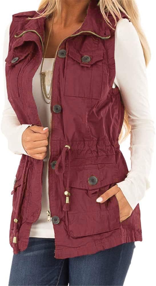 Koodred Women's Casual Military Utility Vest for Every Occasion