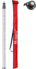 Huepar 16-ft Aluminium Grade Rod GR5 - Telescopic Leveling Tool