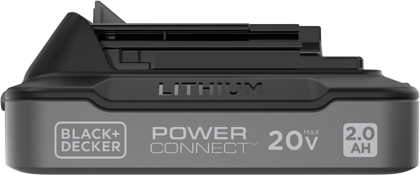 BLACK+DECKER 20V MAX POWERCONNECT Battery with Charge Indicator