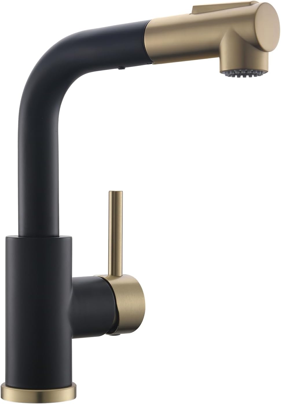 GIMILI Modern Bar Sink Faucet with Pull Out Sprayer for Kitchen