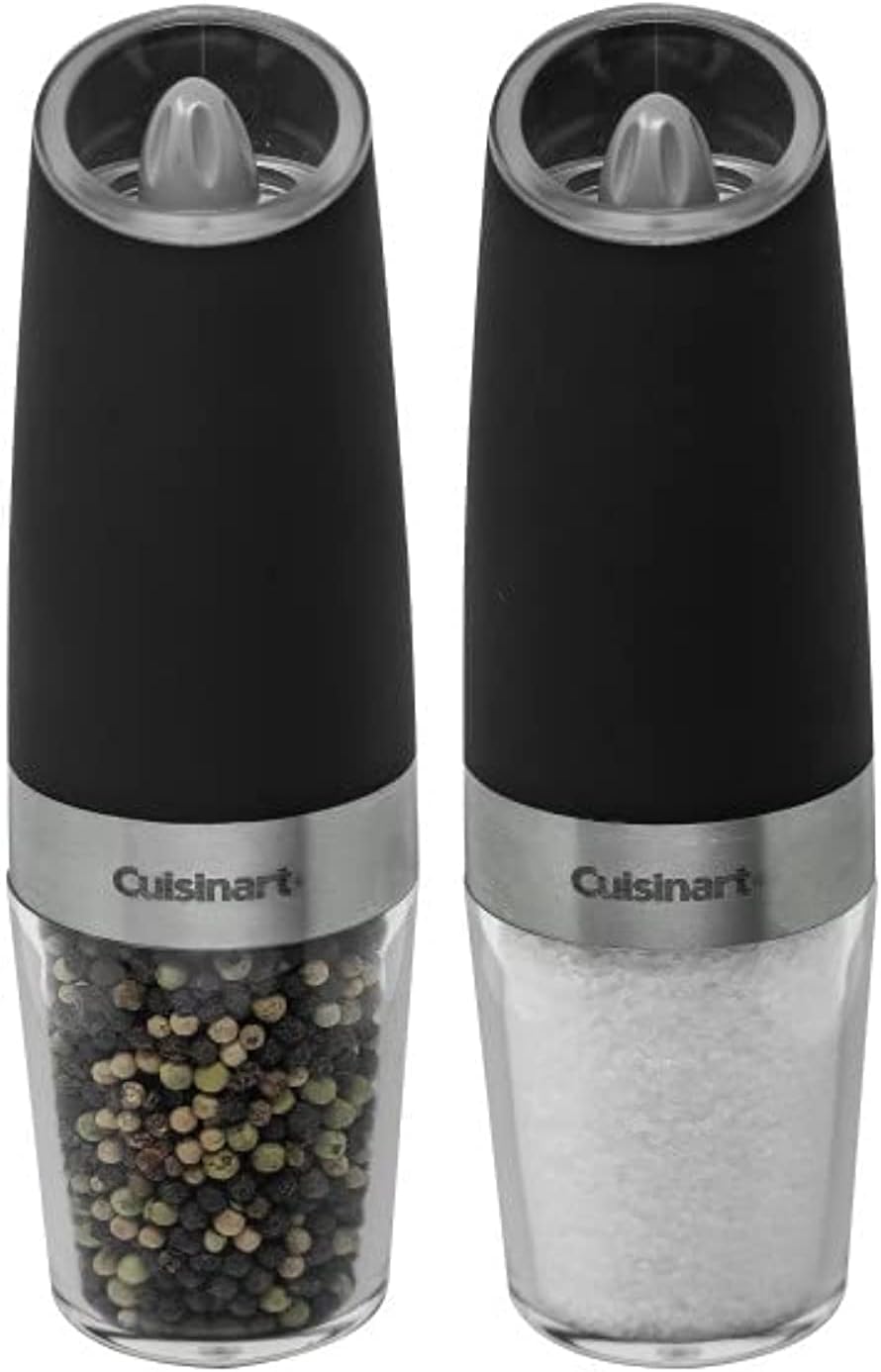 Cuisinart Gravity Salt and Pepper Mill with Blue LED Light